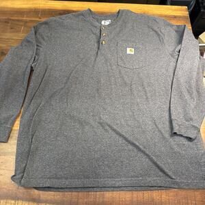 Carhartt Men's Loose Fit Long-Sleeve Pocket T-Shirt -Size 2XL